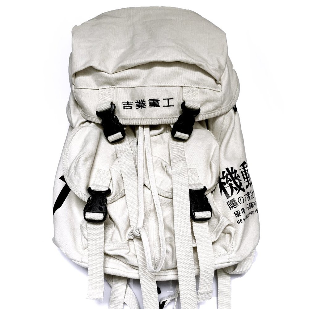 Travel Streetwear Backpack Techwear Streetwear Bag Hi-bag1-beige - Picture 5 of 9